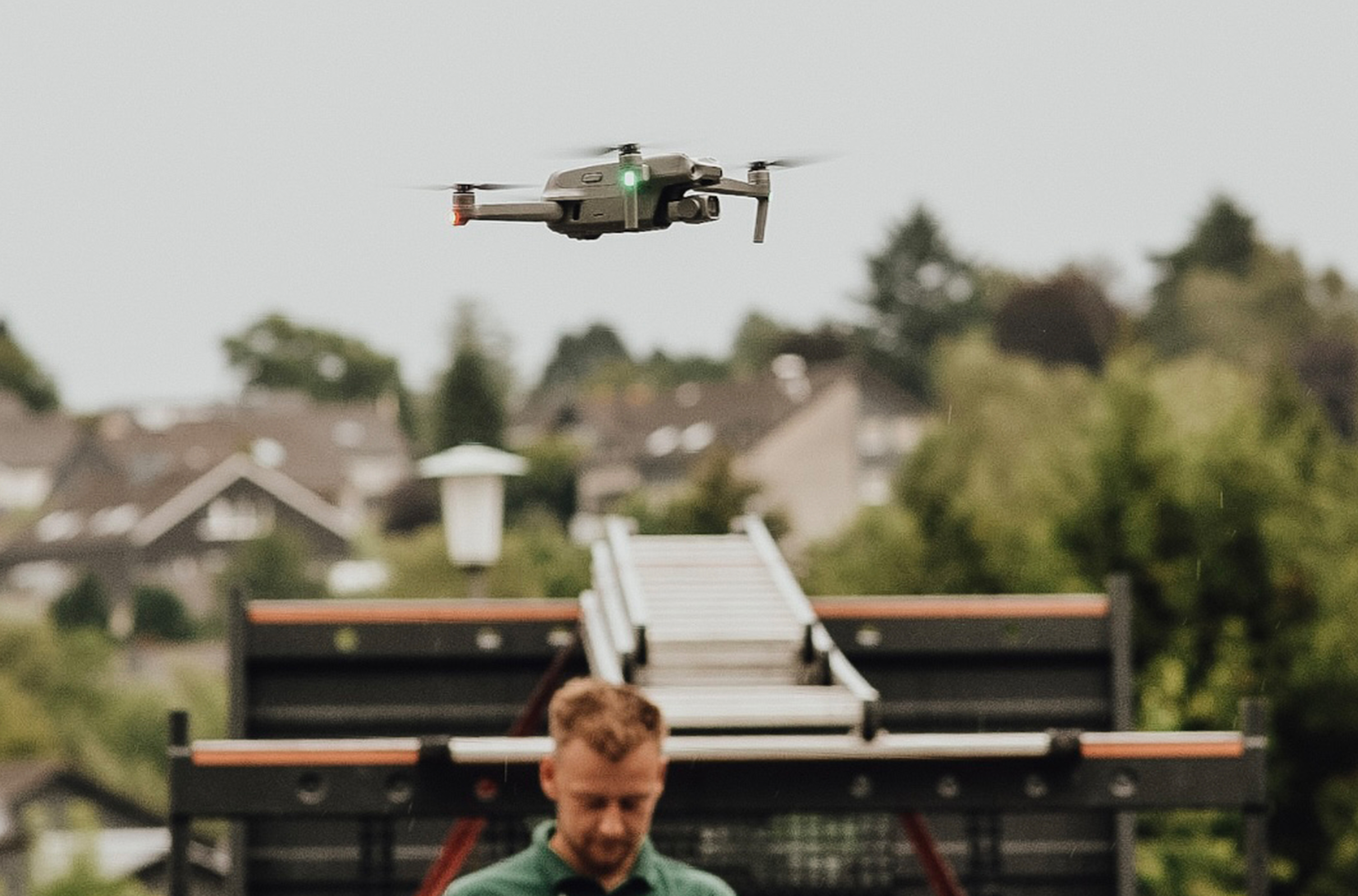 Dachdeckermeisterbetrieb dTom Wittkopf - Bild einer Dachvermessung mittels 3D Drohnentechnik